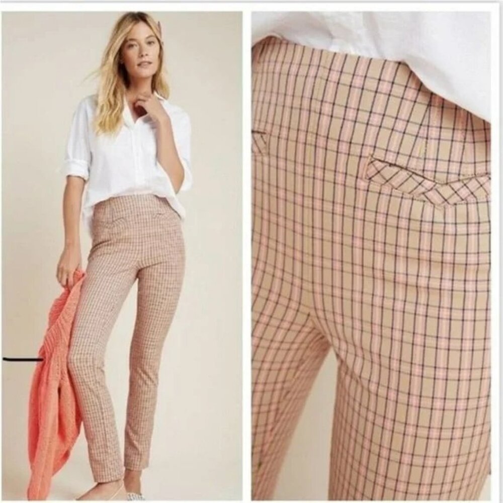 ANTHROPOLOGIE ESSENTIAL SLIM PLAIND PANTS - SIZE 2